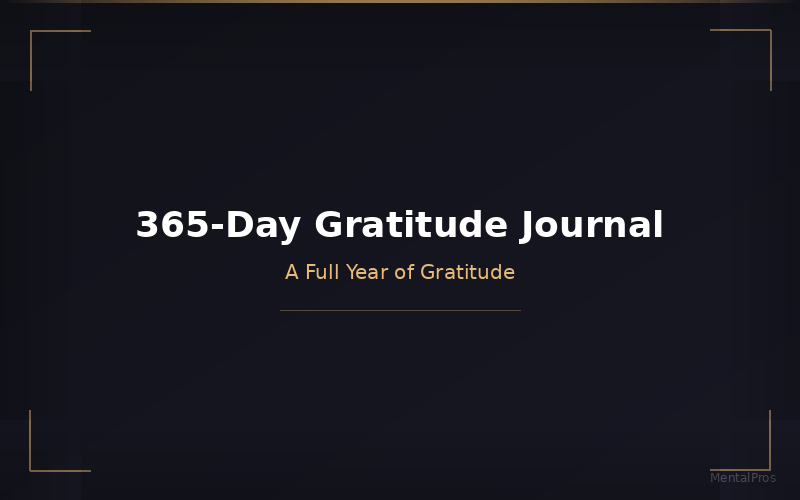 365-Day Gratitude Journal