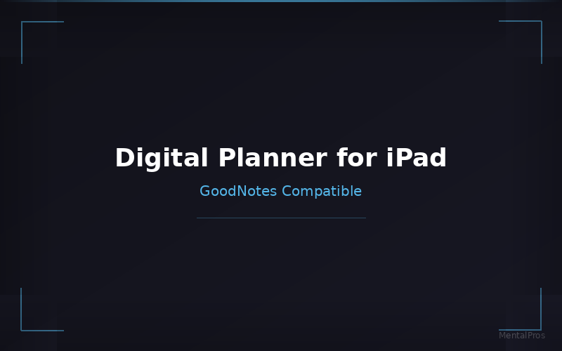 Digital Planner for iPad & Tablet