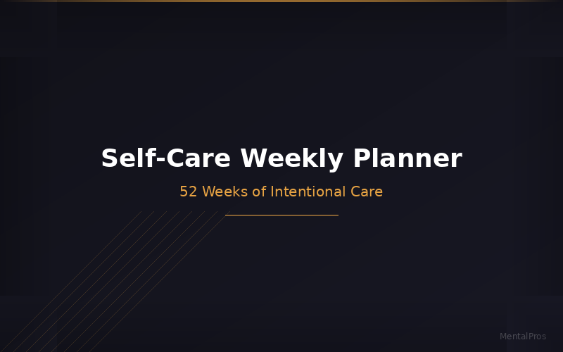 Self-Care Weekly Planner