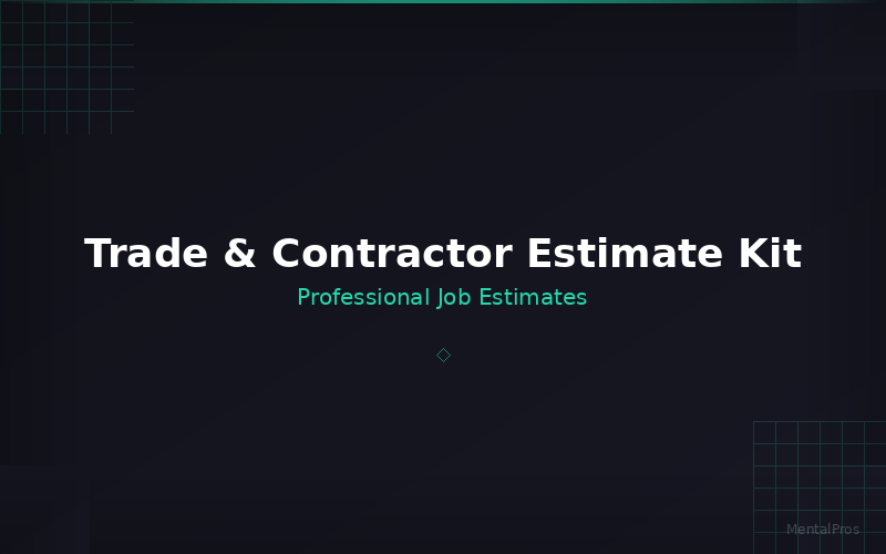 Trade & Contractor Estimate Kit